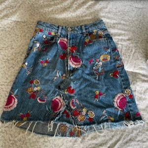 Denim skirt